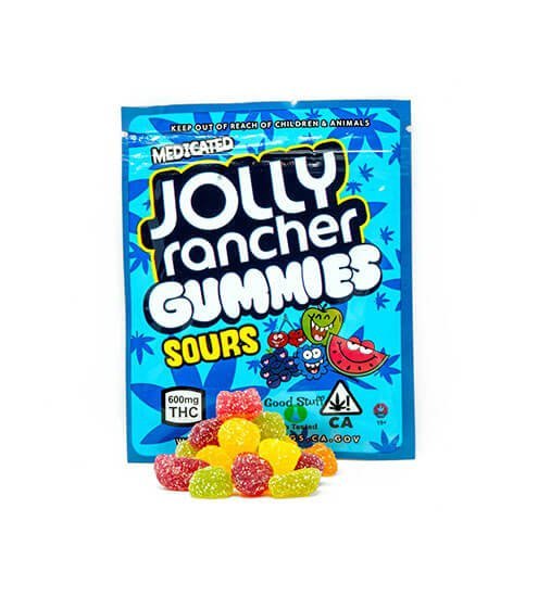 Jolly Rancher Gummies Sours – 600mg