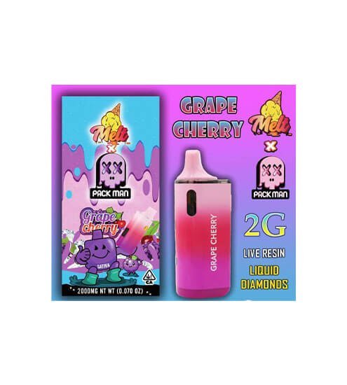 Ppp18.jpg Pack Man | Grape Cherry | NEW V2 Einweg Vape | 2G (2.000 mg)
